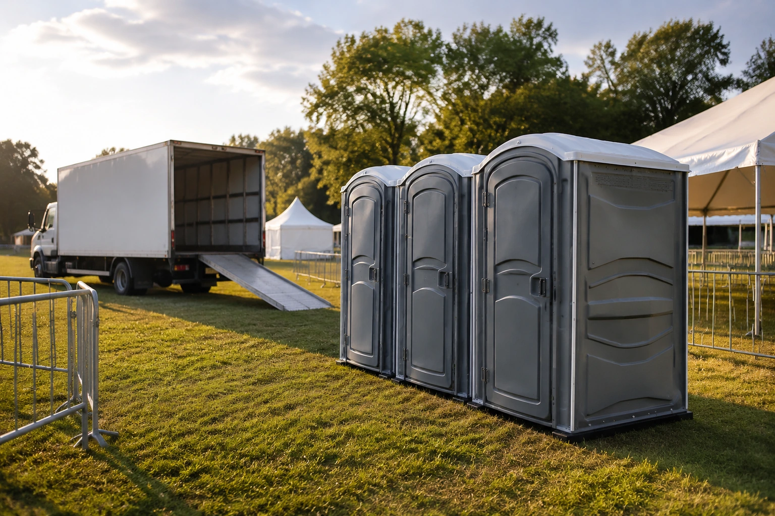 Portable restroom rental planning for Easton, CT
